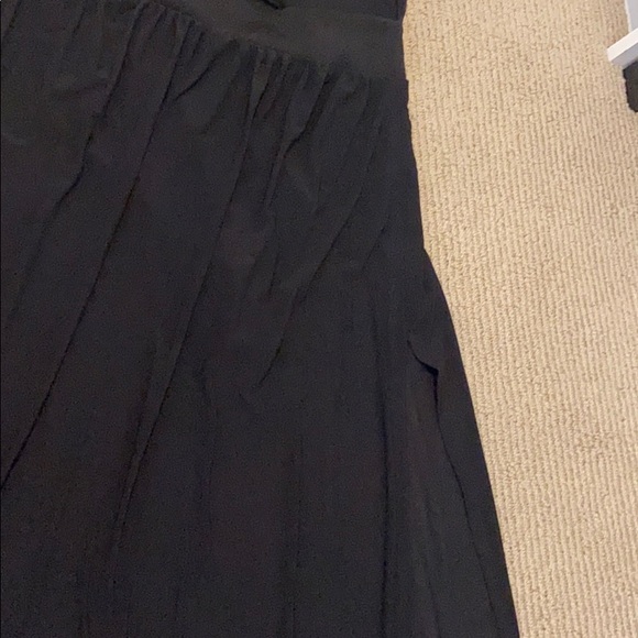 Black mesh maxi dress with slits on the sides - Picture 6 of 7